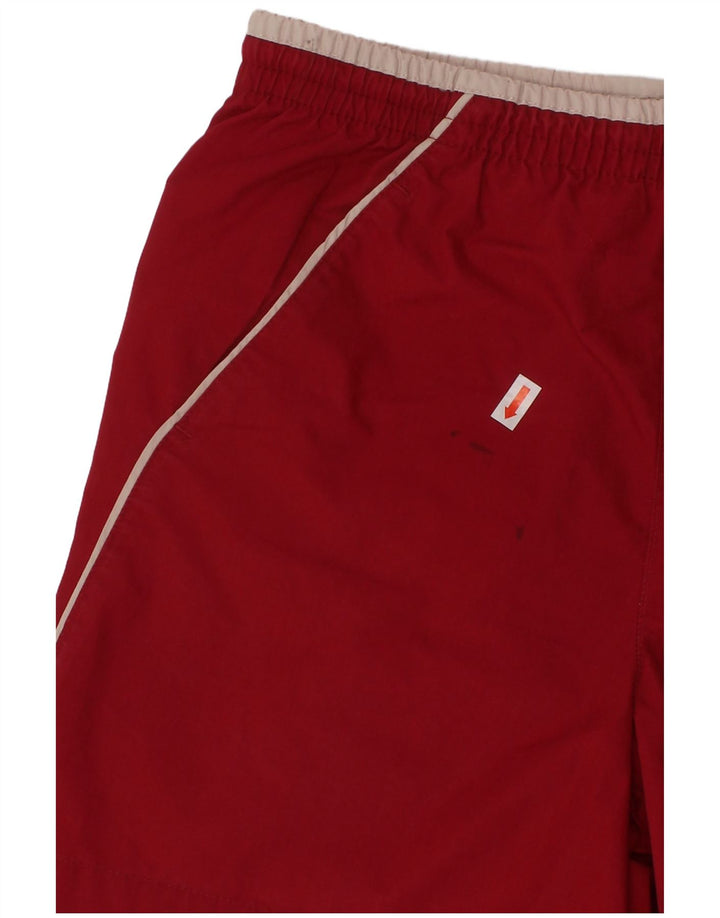 Pantaloni scurți sport grafic NIKE pentru băieți 8-9 ani poliester roșu mic