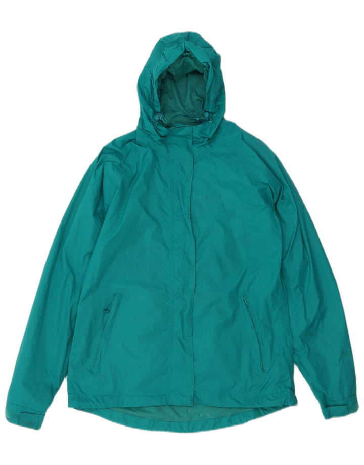 MOUNTAIN WAREHOUSE Jachetă de ploaie cu glugă pentru femei UK 10 Turcoaz mic