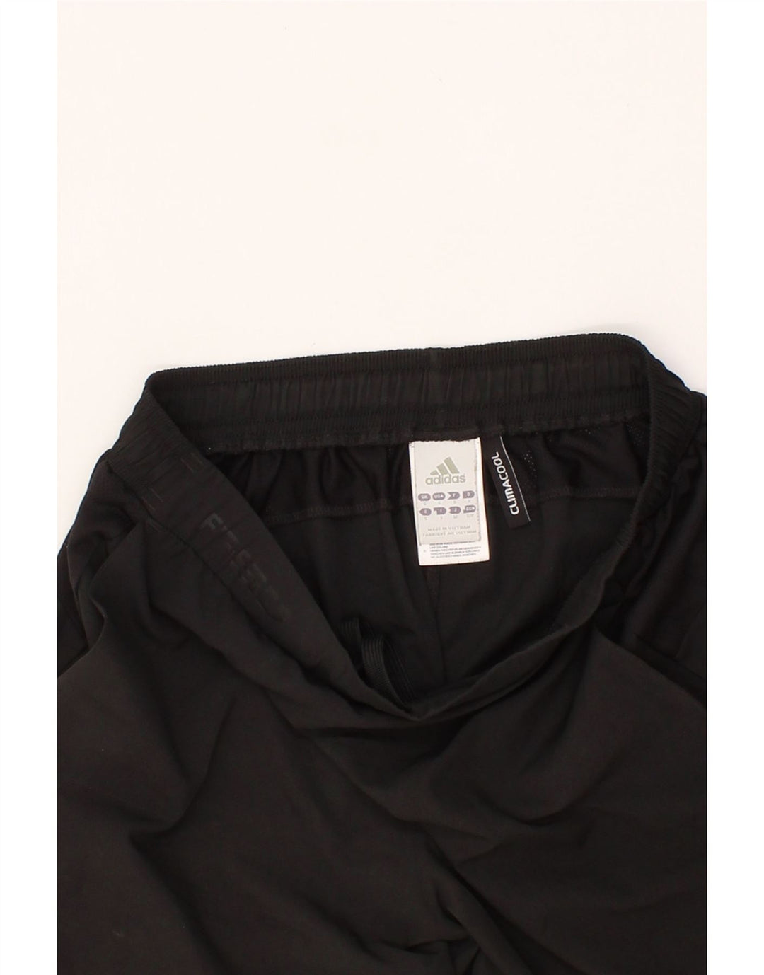ADIDAS Mens Climacool Graphic Sport Shorts Small  Black Polyester Vintage Adidas and Second-Hand Adidas from Messina Hembry 