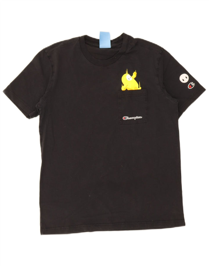 Tricou grafic pentru bărbați Champion Top XS Negru