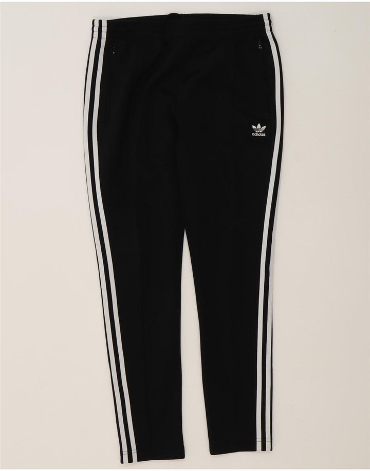 Pantaloni de trening Adidas pentru femei UK 12 Poliester mediu negru