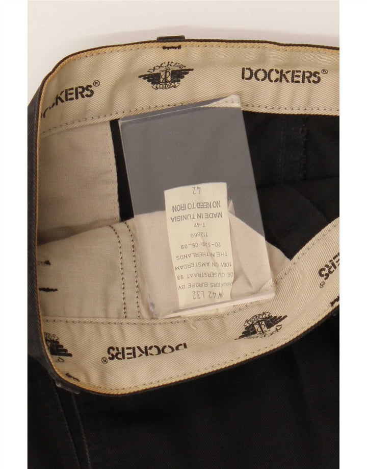 Pantaloni chino pentru bărbați Dockers Pegged W42 L32 negru