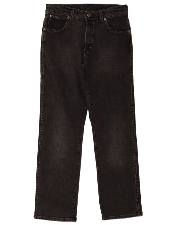 Blugi drepte stretch pentru bărbați Wrangler Texas W32 L30 bumbac negru