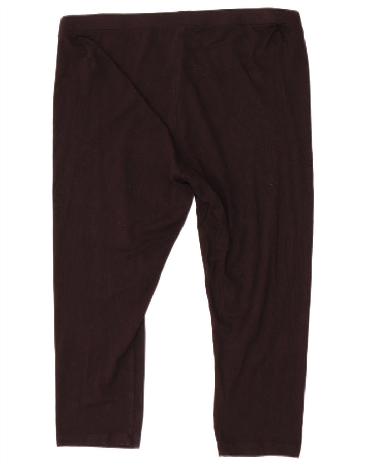 Leggings Capri pentru femei Marks & Spencer UK 10 Small Black Viscose