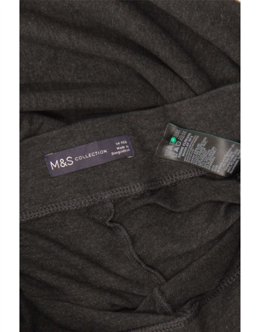 Leggings pentru femei Marks & Spencer UK 14 mare bumbac gri