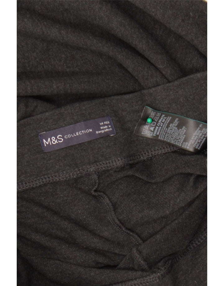 Leggings pentru femei Marks & Spencer UK 14 mare bumbac gri