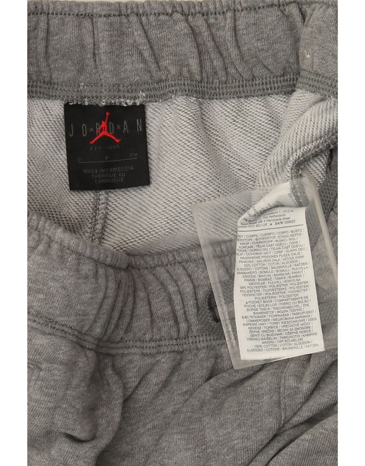 Pantaloni de trening Jordan pentru bărbați Joggeri mici, gri bumbac