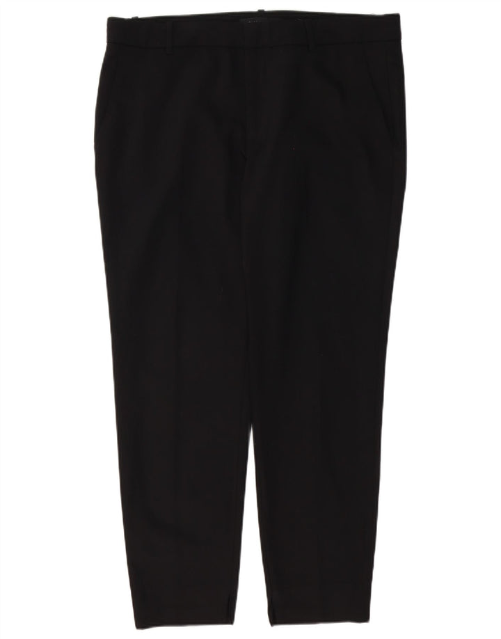 Pantaloni chino slim pentru femei Zara XL W32 L26 Poliester negru