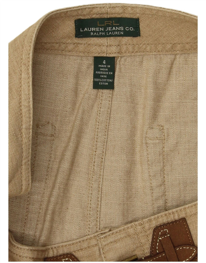 Fusta creion pentru femei RALPH LAUREN US 4 Small W30 bumbac bej