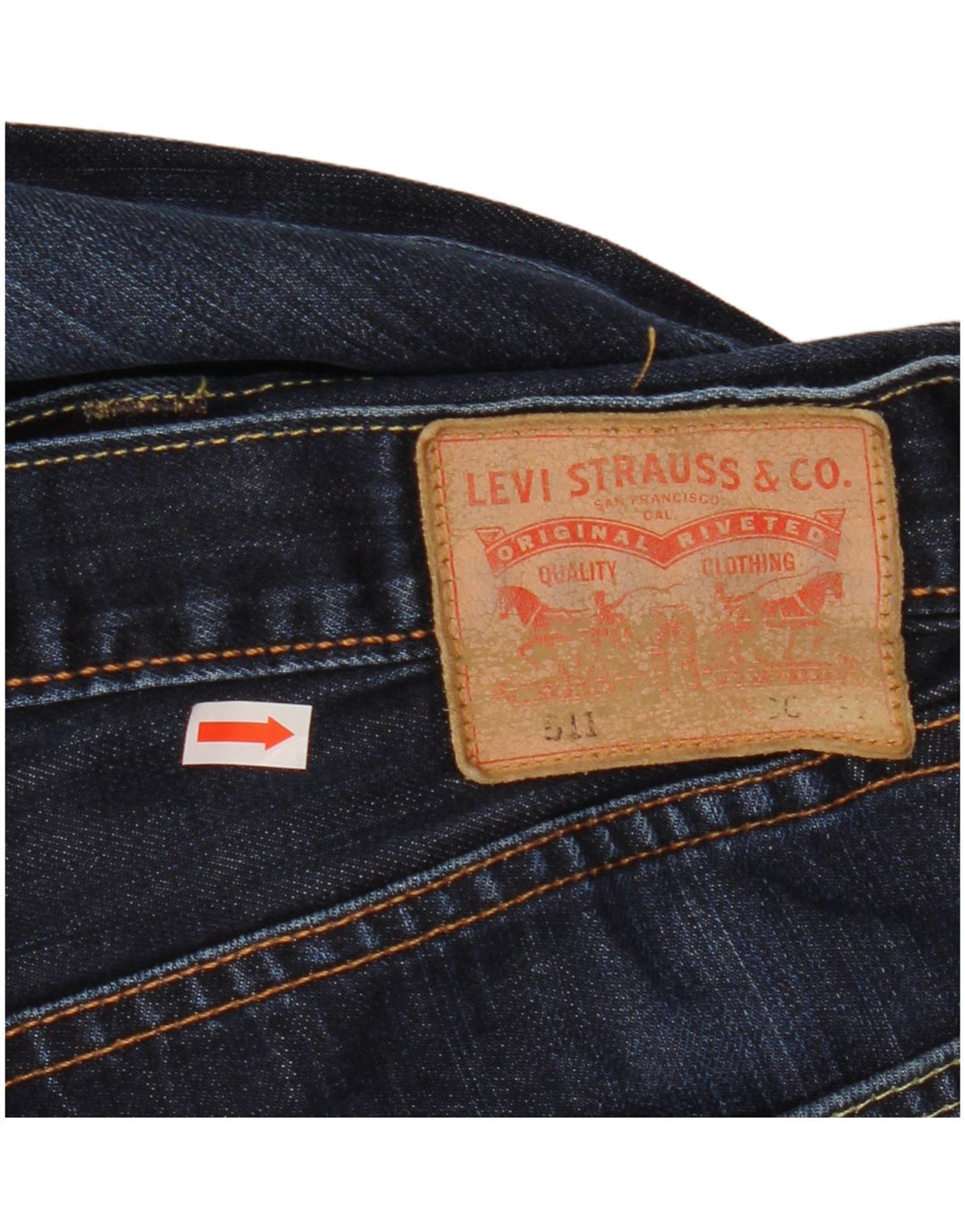 Blugi 511 Slim LEVI'S pentru bărbați W32 L30 Bumbac bleumarin