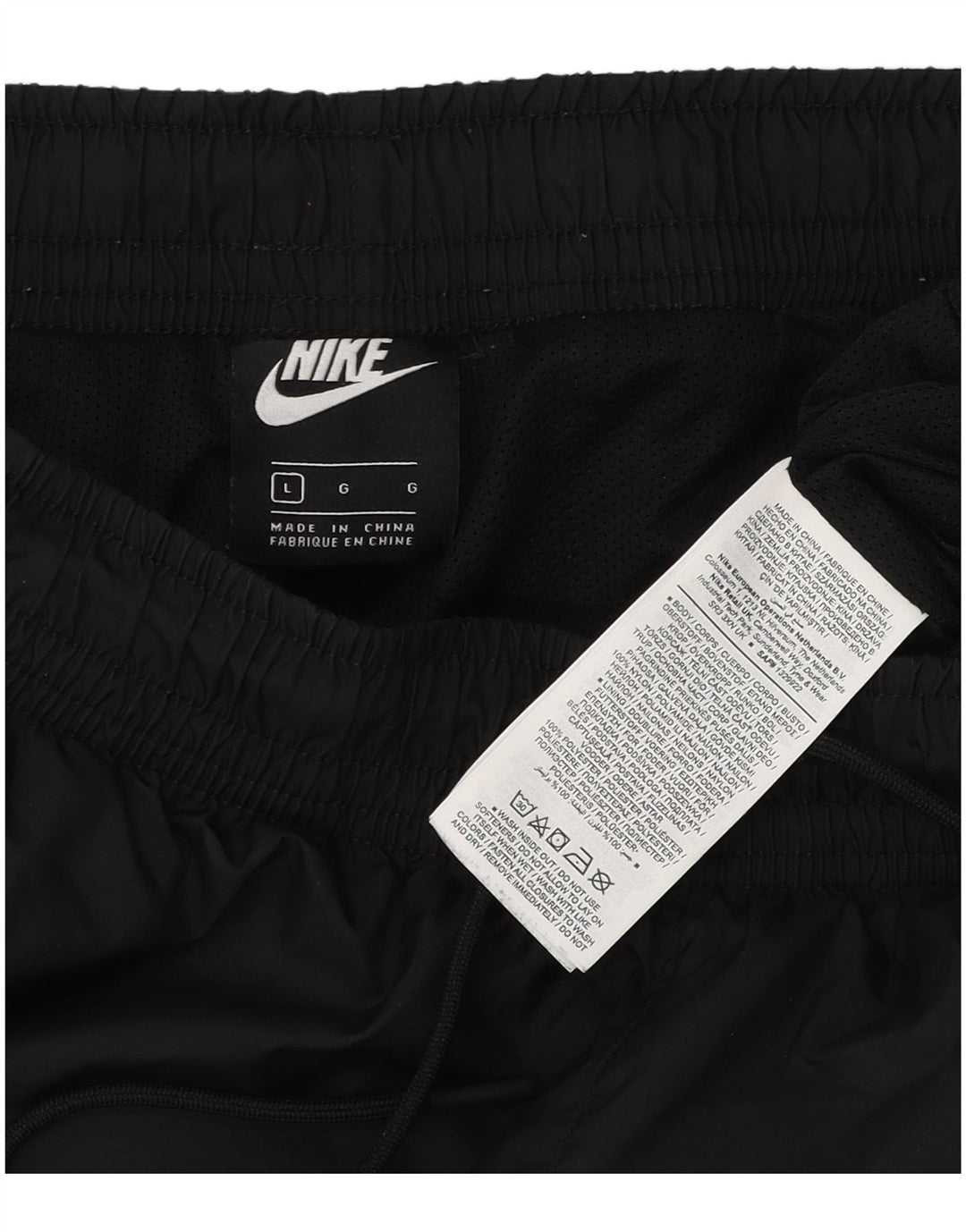 Pantaloni de trening pentru bărbați Nike Joggeri mari, negru, poliester