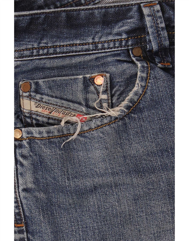 Pantaloni scurți din denim pentru bărbați Diesel W34, mare, albastru, bumbac
