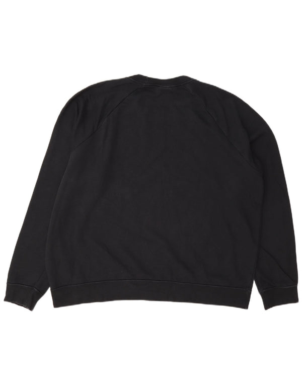 Pulover Nike pentru femei, cu tăiere lentă, UK 18 XL, bumbac negru