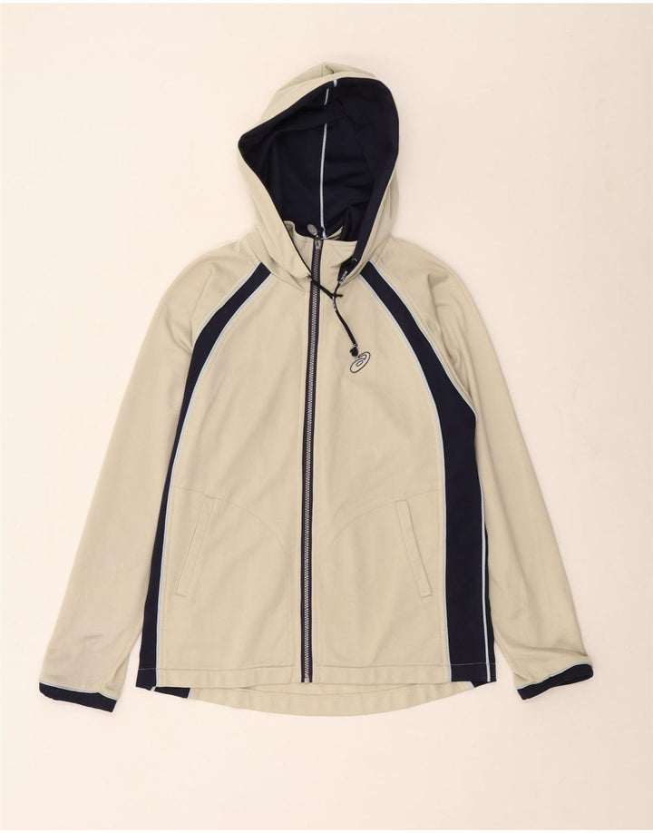 Pulover Asics pentru bărbați, cu fermoar, bej mediu