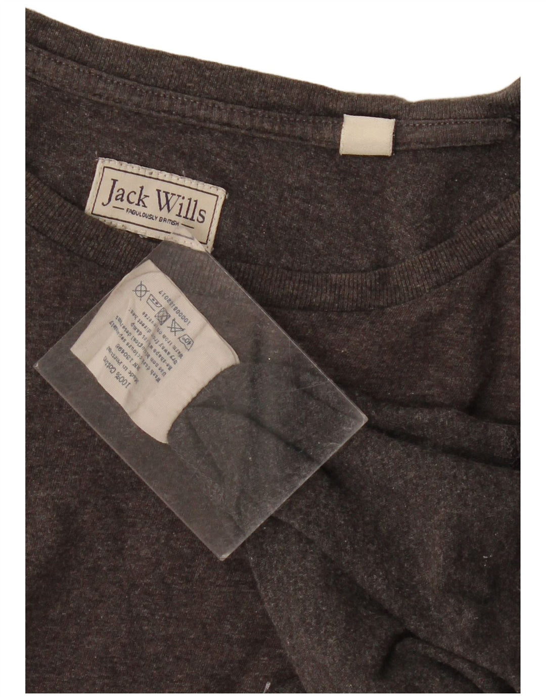 JACK WILLS Tricou pentru bărbați Top din bumbac gri mediu