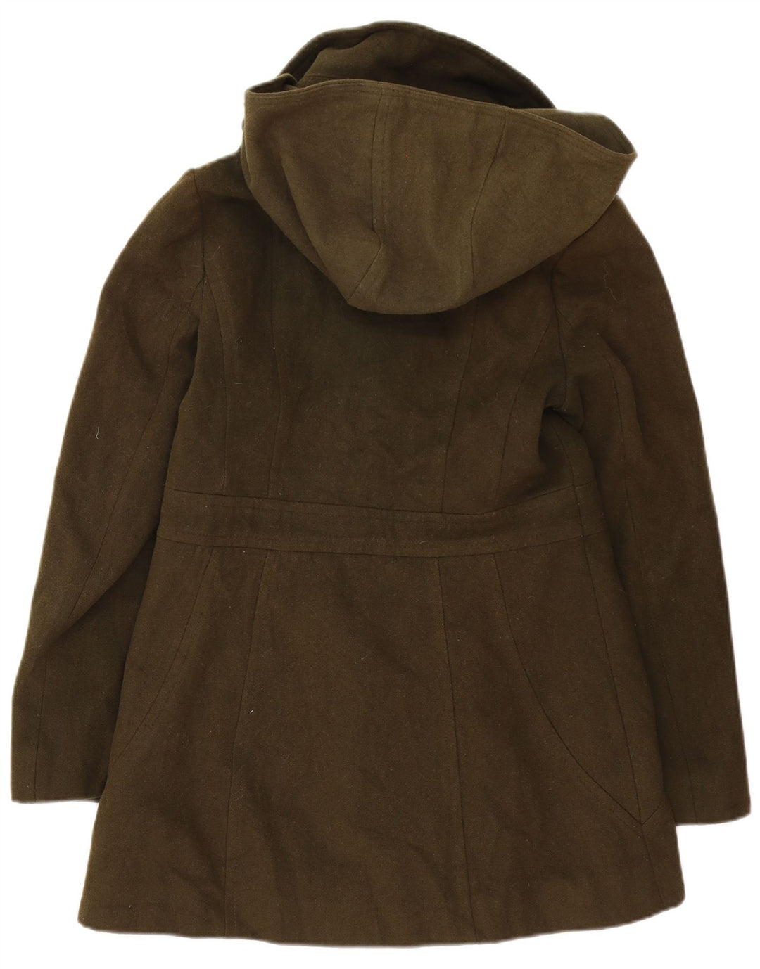 Palton dublu cu glugă Nautica pentru femei UK 12 Medium Khaki Classic