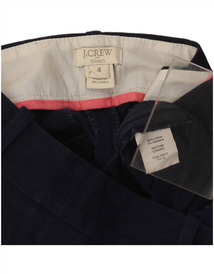 Pantaloni tăiați pentru femei J. Crew US 4 Small W30 L24 Bumbac bleumarin