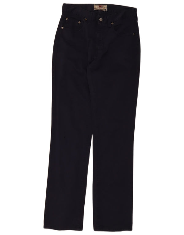 Pantaloni cargo 495 drepti pentru bărbați Levi's W29 L32 bumbac bleumarin