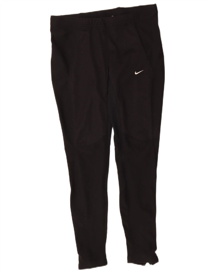 Leggings pentru femei Nike US 8/10 Poliester mediu negru