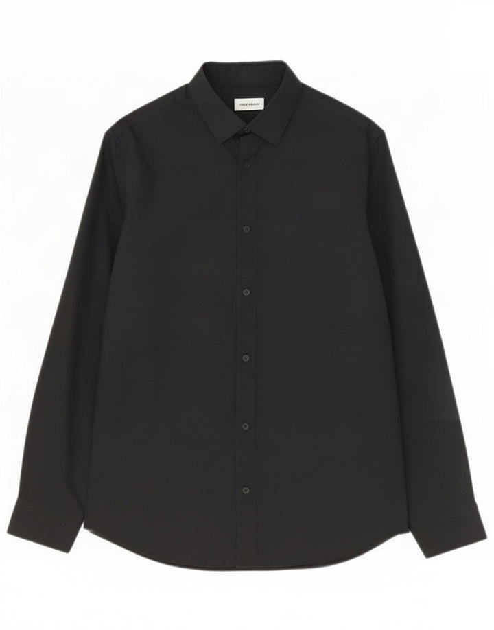 Cămașă Jack & Jones Bărbați Mic Negru Bumbac