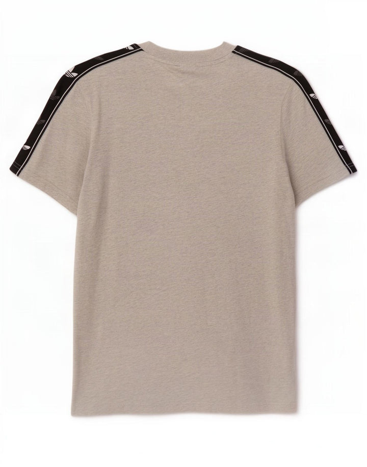 Tricou grafic pentru bărbați Adidas Top Medium Gri Colorblock