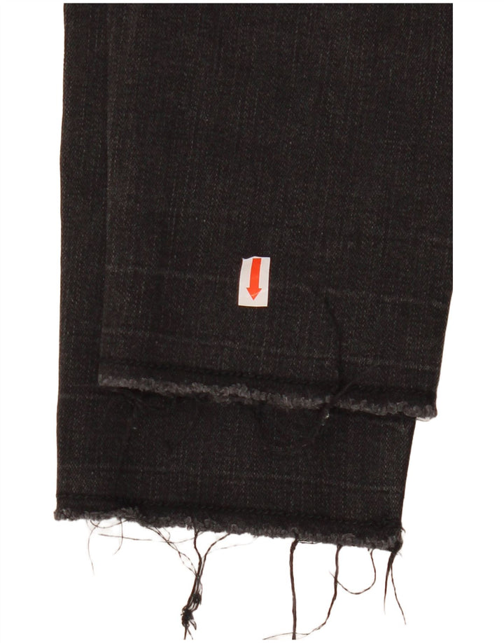 Blugi skinny dama ZARA EU 38 Mici W28 L26 Bumbac Negru