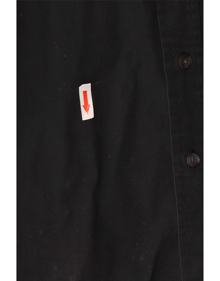 Cămașă Benetton pentru bărbați Medium Black
