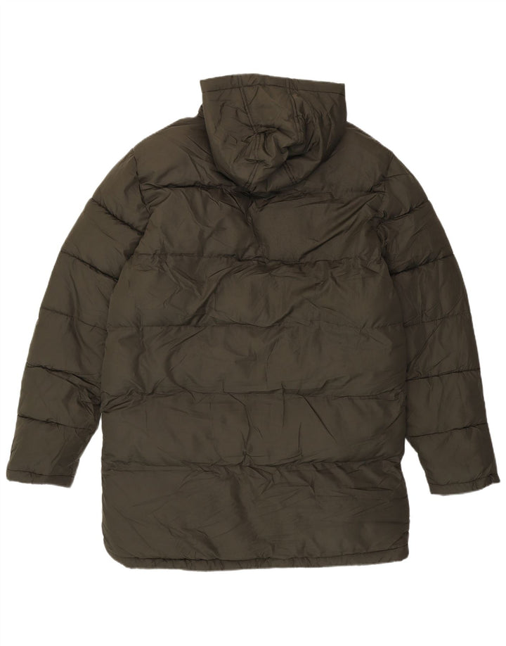 FRENCH CONNECTION Palton căptușit cu glugă pentru bărbați UK 38 Medium Khaki