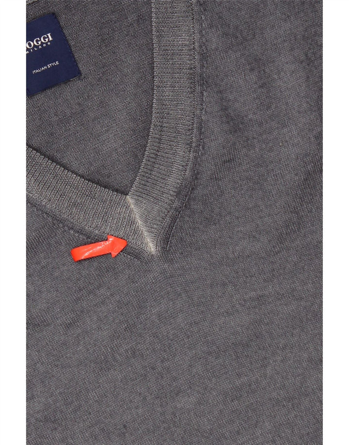 Boggi Mens Vest Tank Top Medium Gri Lână nouă