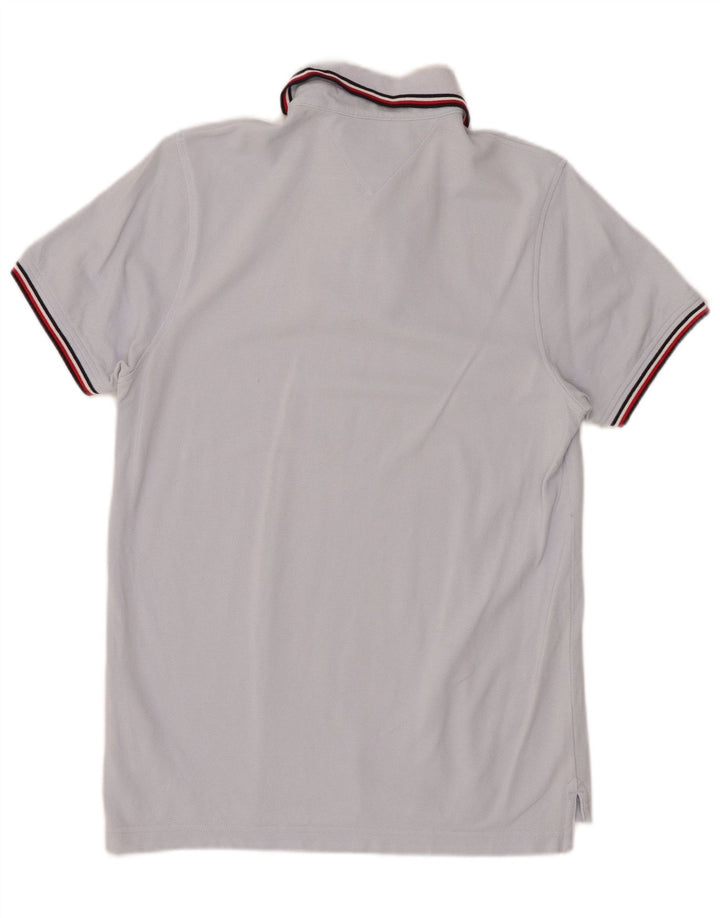 TOMMY HILFIGER Cămașă Polo Slim Fit pentru bărbați Bumbac albastru mic