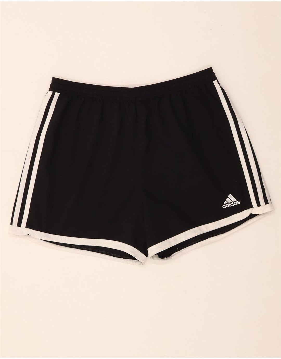 Pantaloni scurți sport Climacool Adidas pentru femei Marea Britanie 12/14 Poliester mediu negru