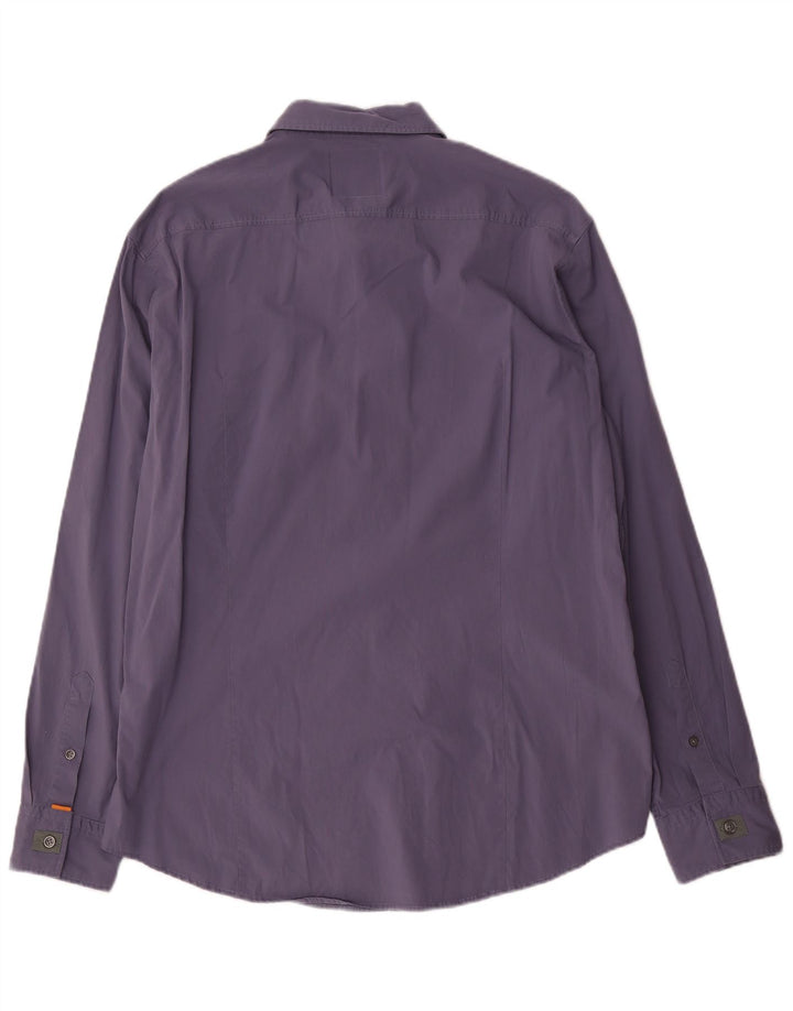 Cămașă pentru bărbați Hugo Boss 2XL, bumbac albastru