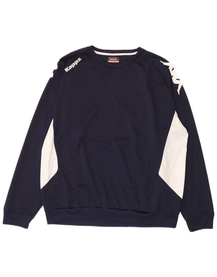 Pulover Kappa pentru bărbați, 3XL, albastru bleumarin