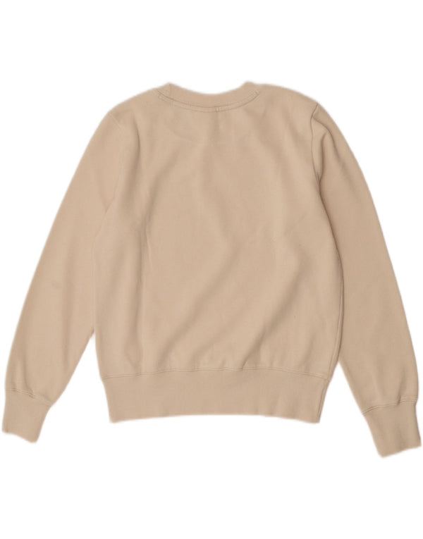 Pulover pentru femei Champion Crop Graphic Pulover UK 10 mic Bumbac alb