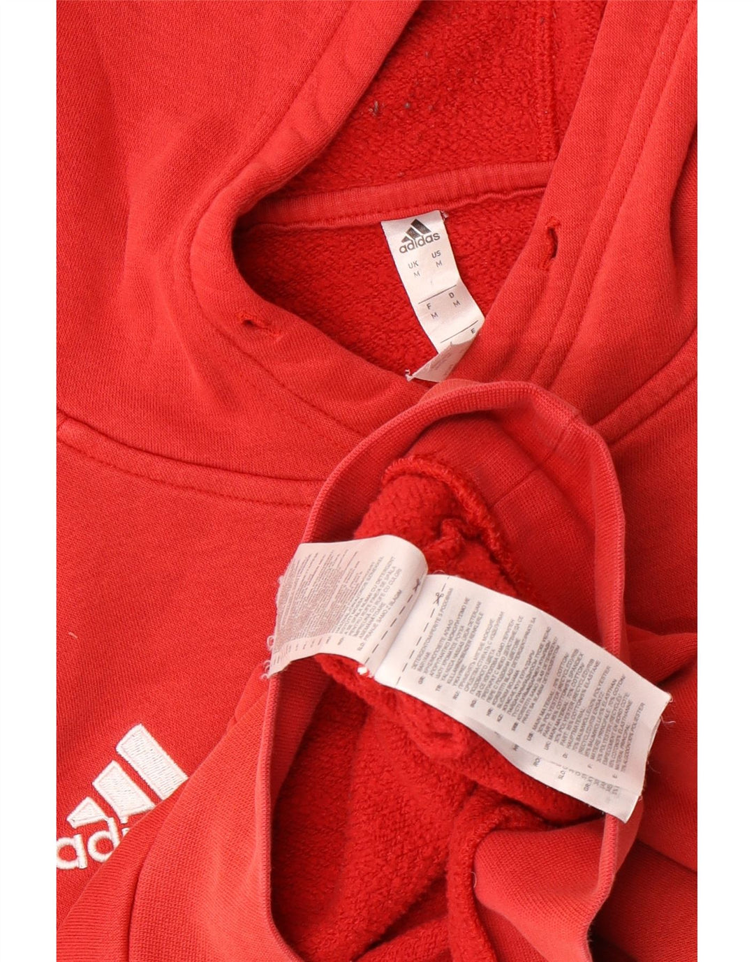 Pulover Adidas pentru bărbați, bumbac roșu mediu