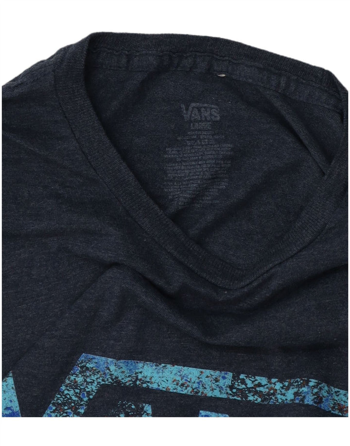 Tricou grafic pentru bărbați VANS Top mare bleumarin