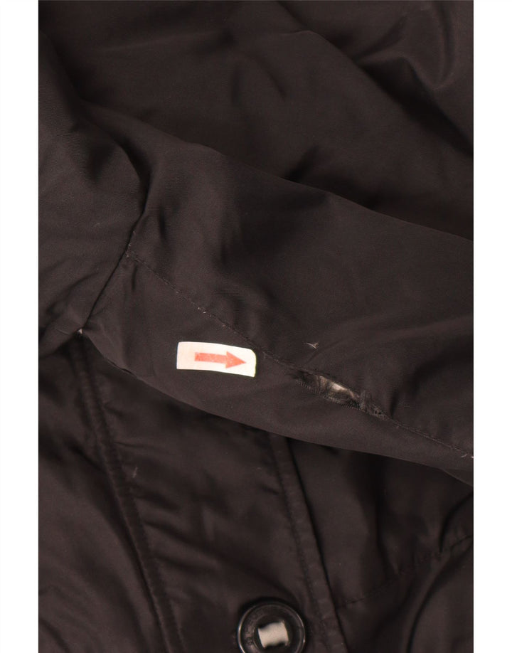 PEUTEREY Jachetă Parka cu glugă pentru femei EU 40 Medium Black