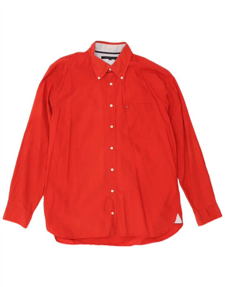Cămașă Tommy Hilfiger pentru bărbați, mare, roșu, bumbac