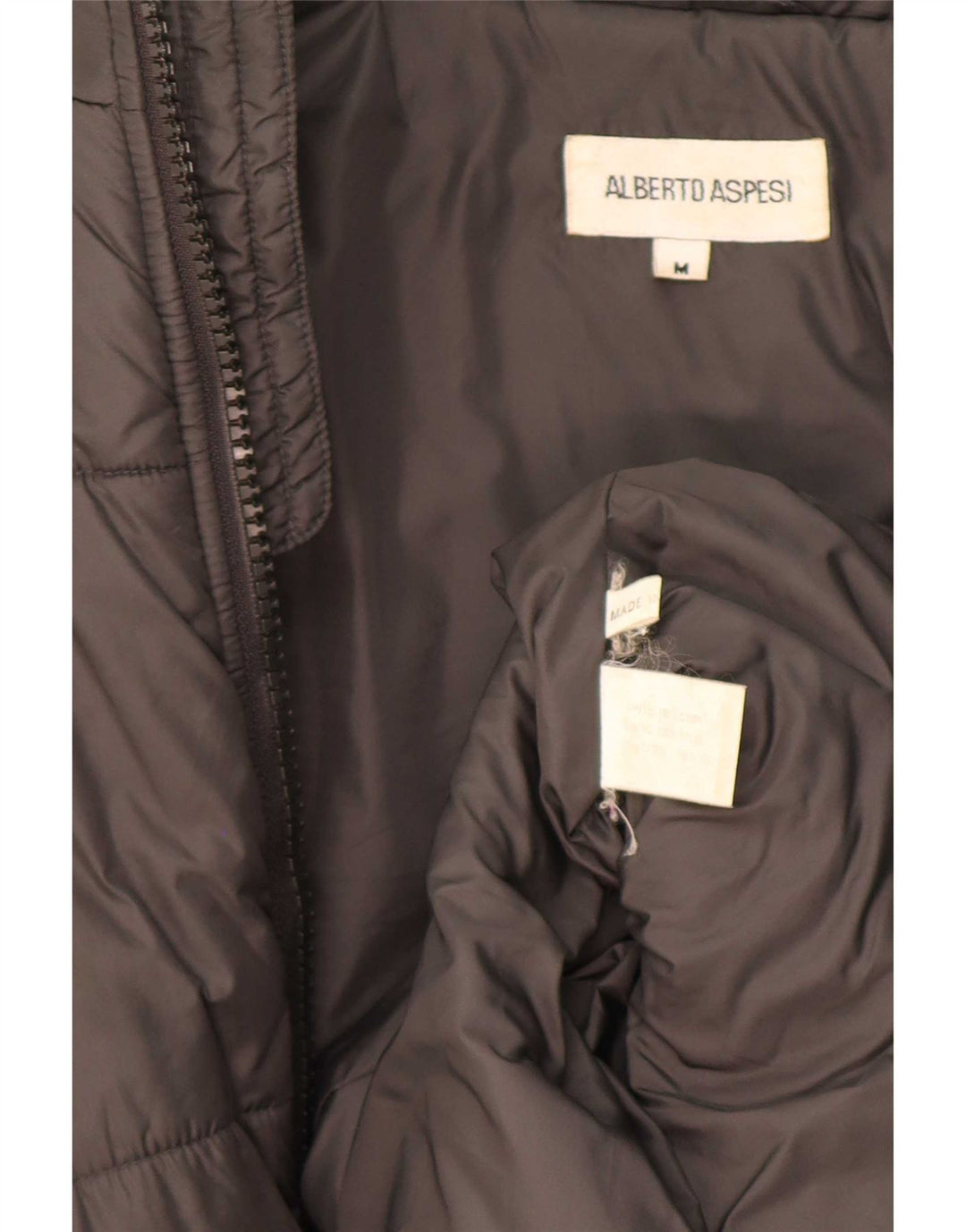 Jachetă căptușită pentru bărbați Alberto Aspesi UK 38 Medium Gri Nylon