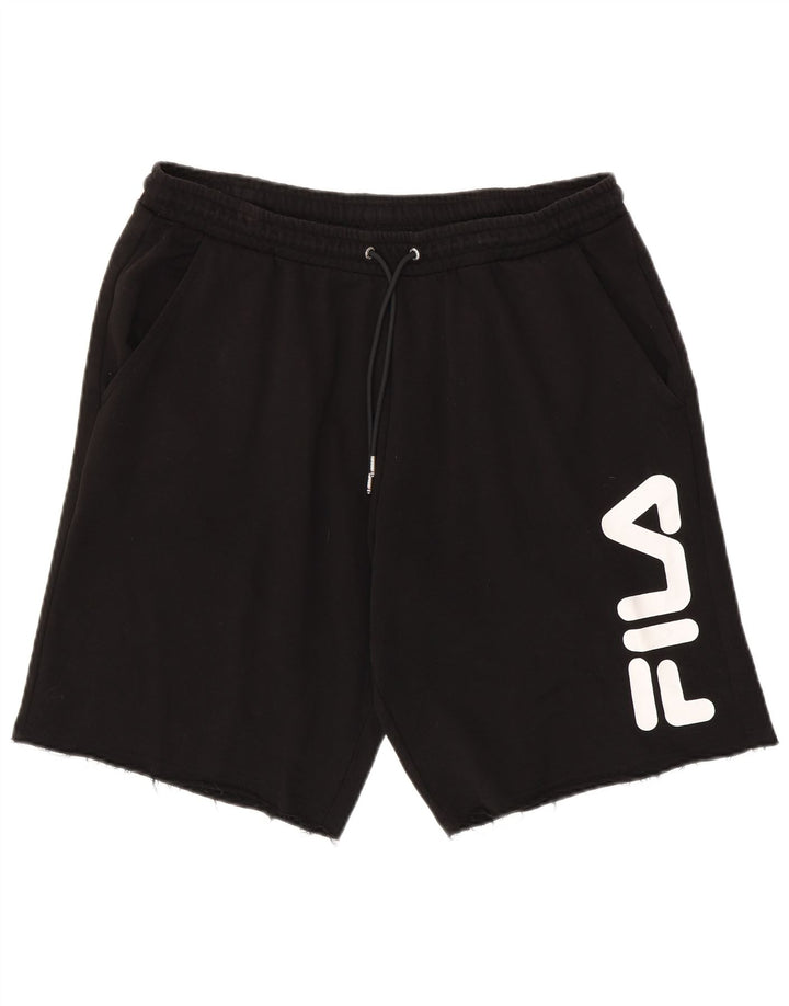 Pantaloni scurți de sport cu grafică pentru bărbați FILA 2XL, negru