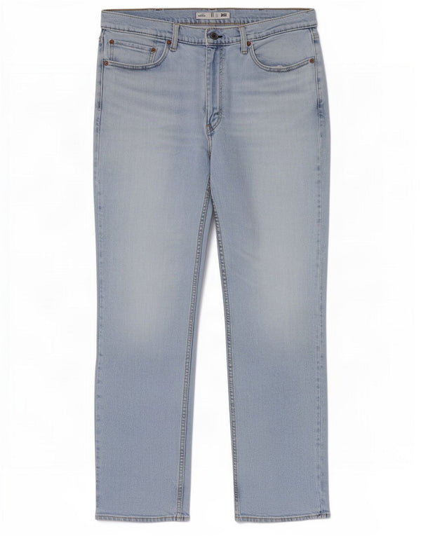 Blugi drepti pentru bărbați Levi's 514 W38 L32 Bumbac albastru