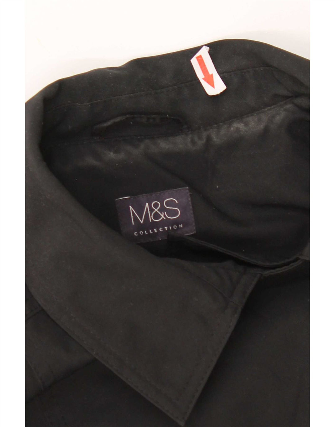 Trench pentru femei Marks & Spencer UK 16 Poliester negru mare
