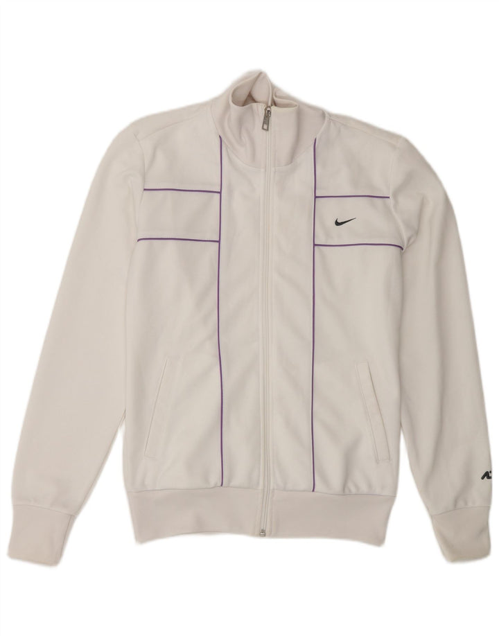 Jachetă de trening pentru femei Nike UK 8/10 Poliester alb mic