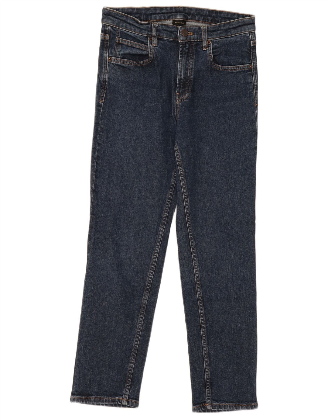 Blugi subțiri Massimo Dutti pentru femei EU 38 Mici W28 L26 Bleumarin