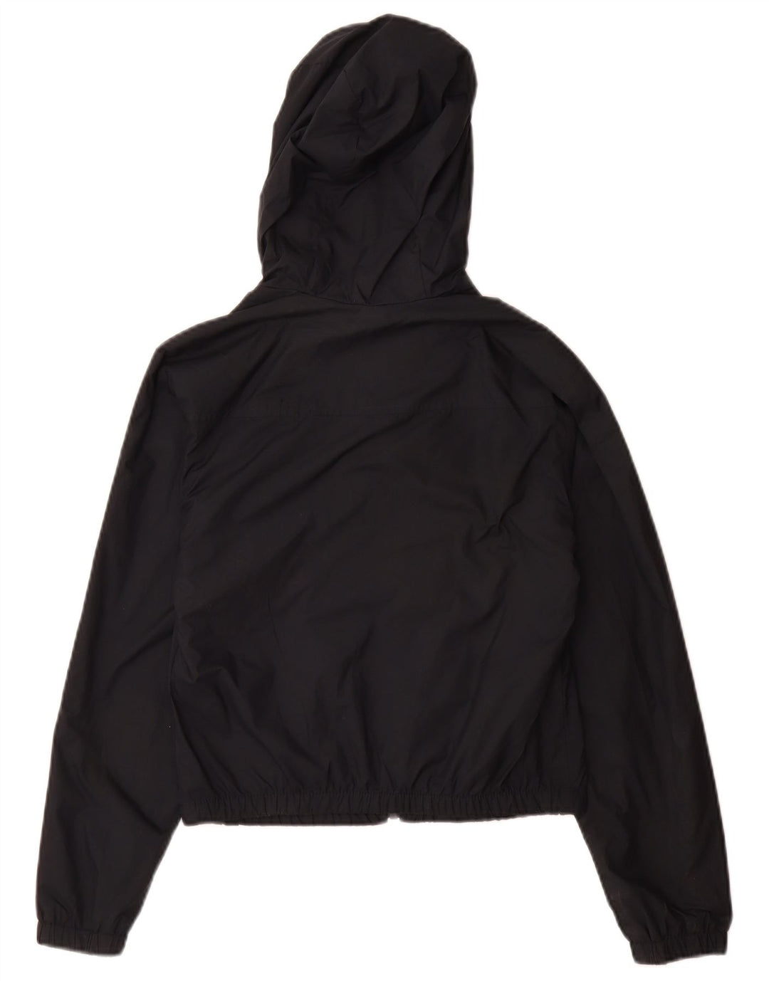 Jachetă de ploaie cu glugă pentru femei Hollister UK 6 XS poliester negru