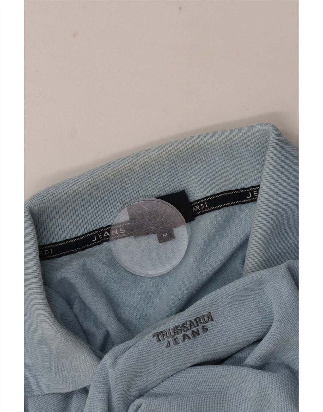 Tricou polo Trussardi Jeans pentru bărbați, albastru mediu