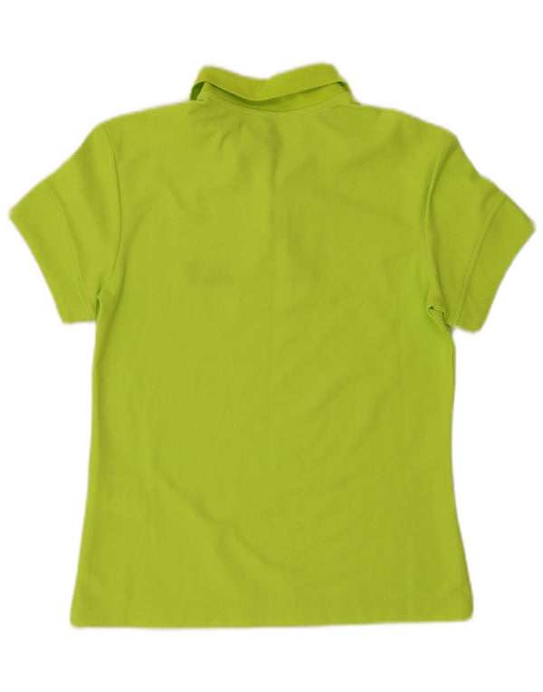 JACK WOLFSKIN Tricou polo pentru femei UK 10 Poliester verde mic