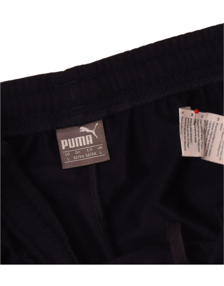 Pantaloni de trening pentru bărbați Puma Pantaloni de jogging mari poliester bleumarin
