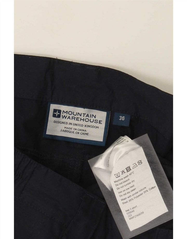 Pantaloni scurți cargo pentru bărbați Mountain Warehouse, mari W36, poliester bleumarin