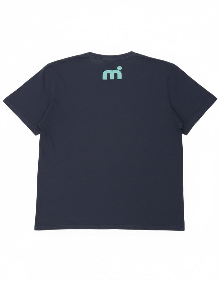 Tricou grafic pentru bărbați Mistral Top 2XL Bleumarin